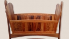 Wooden rocking cradle